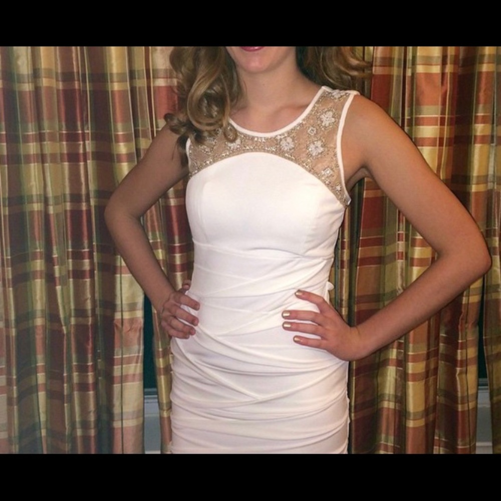 White and Gold dress